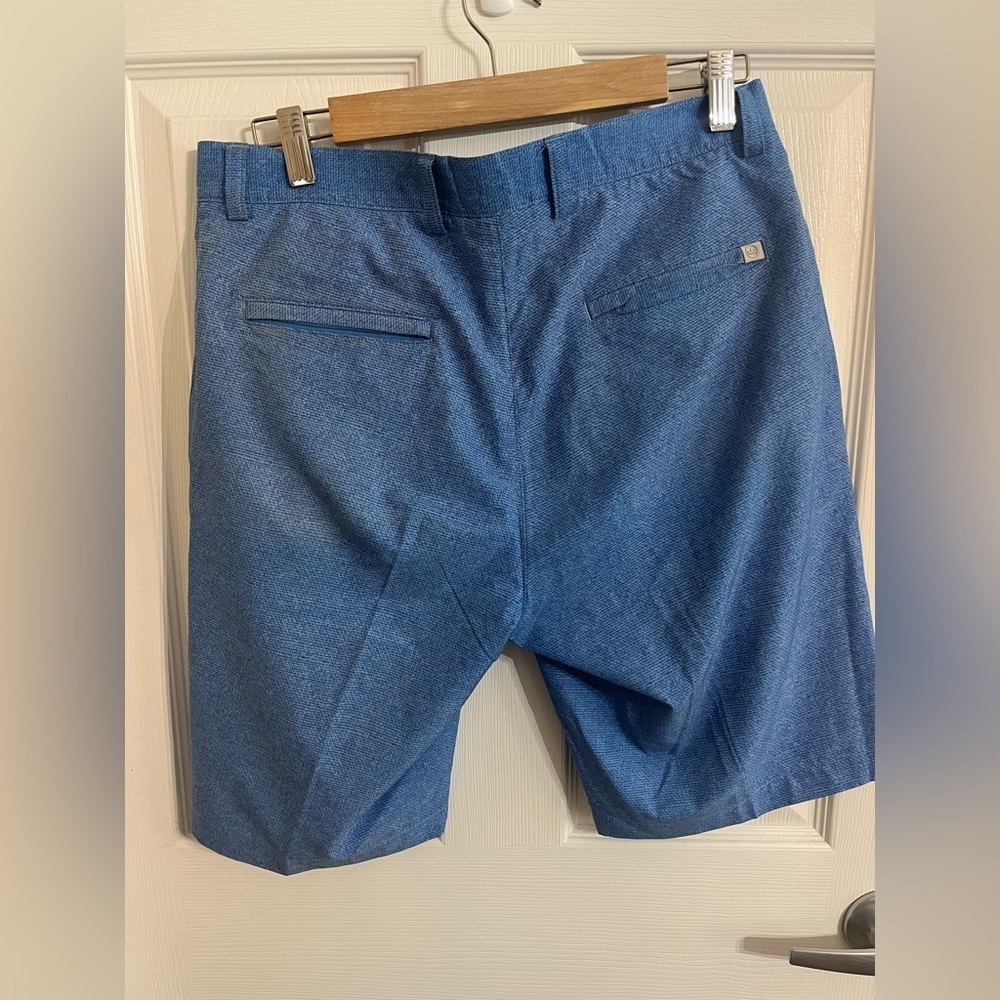 Peter Millar Gingham Performance Hybrid Short Siz… - image 8